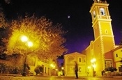 Plaça de la Constitució. Nit