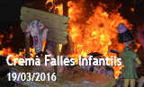 Falles Picanya 2016. Cremà Falles Infantils