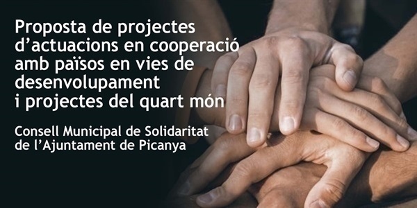 Obert el termini per a la presentació de projectes solidaris