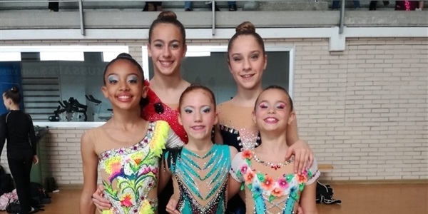 Bons resultats de la rítmica picanyera al Campionat d'Espanya nacional base