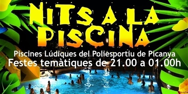 Este estiu, disfruta de les nits a les Piscines Lúdiques del Poliesportiu.