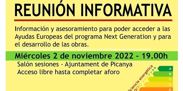 Nova reunió informativa sobre els fons Next Generation