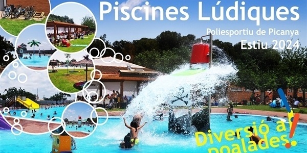 Informació sobre la nova temporada de les piscines lúdiques del Poliesportiu